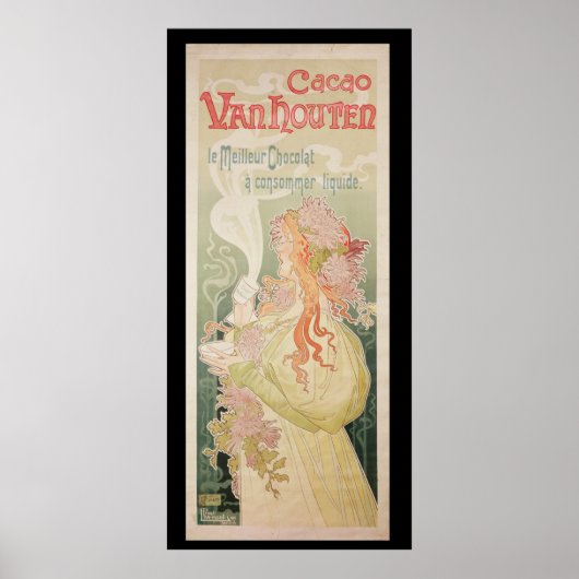 Poster adverteren Cacao Van Houten België (Voorkant)