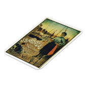 Poster adverteren "Croix de Vie", gemaakt door J.B Magneet (Linkerzijde)