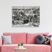 Poster adverteren: "De Barnum en Bailey Canvas Afdruk (Insitu (Woonkamer))