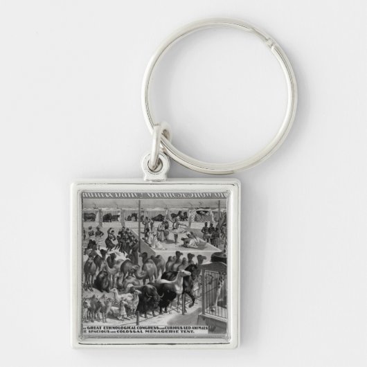Poster adverteren: "De Barnum en Bailey Sleutelhanger (Voorkant)