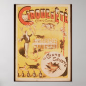 Poster adverteren de Cirque d'Ete in de (Voorkant)