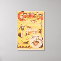 Poster adverteren de Cirque d'Ete in de