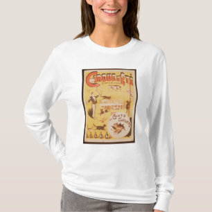 Poster adverteren de Cirque d'Ete in de T-shirt