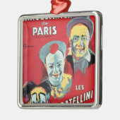 Poster adverteren de "Cirque d'Hiver de Paris" Metalen Ornament (Links)