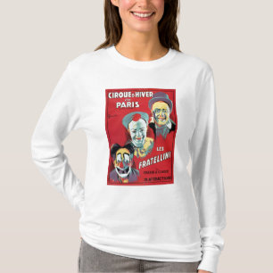 Poster adverteren de "Cirque d'Hiver de Paris" T-shirt