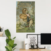 Poster adverteren de Fahrrad Werke Bismarck (Thuiskantoor)