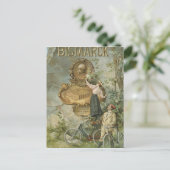 Poster adverteren de Fahrrad Werke Bismarck Briefkaart (Staand voorkant)