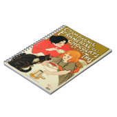 Poster Adverteren de Franse onderneming Chocolade Notitieboek (Linkerzijde)