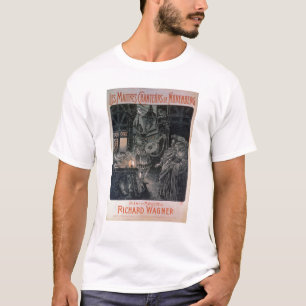 Poster adverteren de hoofdzangers t-shirt