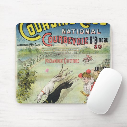 Poster adverteren de opening van de cursus muismat (Met muis)