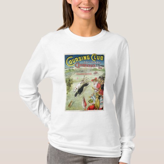 Poster adverteren de opening van de cursus t-shirt (Voorkant)