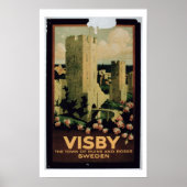 Poster adverteren de stad Visby, Zweden (colo) (Voorkant)