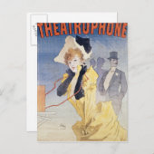 Poster Adverteren de 'theatrofoon' Briefkaart (Voorkant / Achterkant)