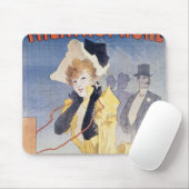 Poster Adverteren de 'theatrofoon' Muismat (Met muis)