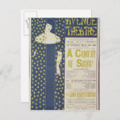 Poster adverteren een Comedy van de Sighs Briefkaart (Voorkant / Achterkant)