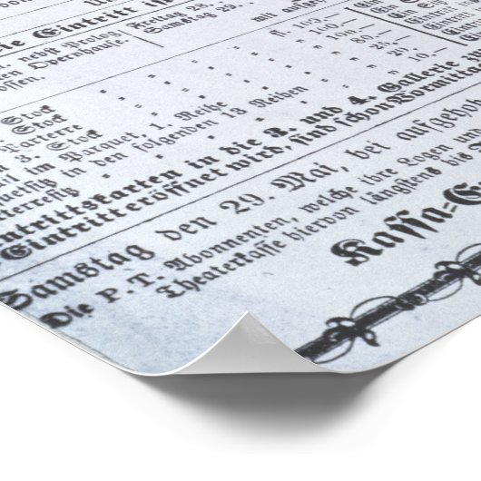 Poster adverteren een optreden van Don Juan (Hoek)