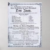 Poster adverteren een optreden van Don Juan (Voorkant)