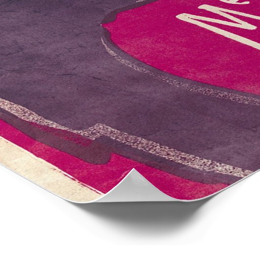 Poster adverteren een tentoonstelling (Hoek)