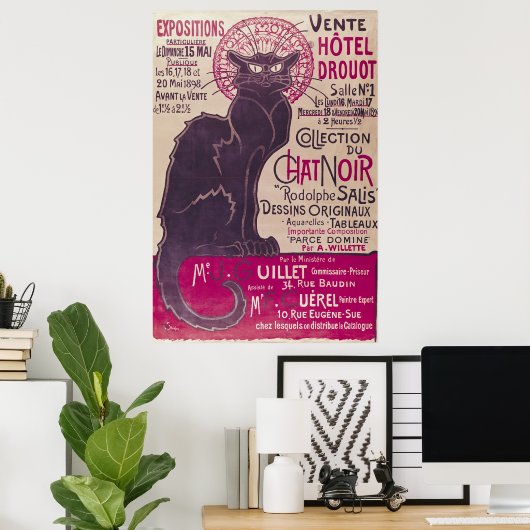 Poster adverteren een tentoonstelling (Thuiskantoor)