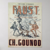 Poster adverteren "Faust" (Voorkant)