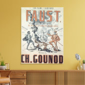 Poster adverteren "Faust" Canvas Afdruk (Insitu (Woonkamer))
