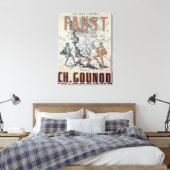 Poster adverteren "Faust" Canvas Afdruk (Insitu (Slaapkamer))