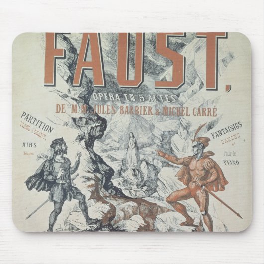 Poster adverteren "Faust" Muismat (Voorkant)