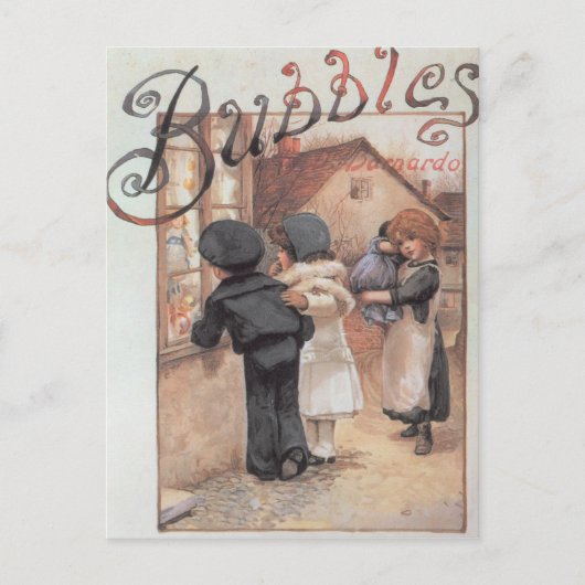 Poster adverteren het tijdschrift "Bubbles" Briefkaart (Voorkant)