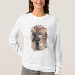 Poster adverteren het tijdschrift "Bubbles" T-shirt