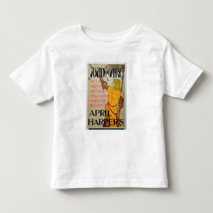 Poster adverteren "Joan of Arc" in april Harper Kinder Shirts