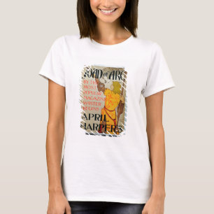Poster adverteren "Joan of Arc" in april Harper T-shirt
