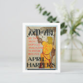 Poster adverteren "Joan of Arc" in April Harper's Briefkaart (Staand voorkant)