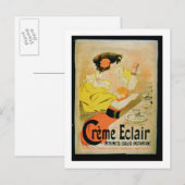 Poster adverteren 'Kreme Eclair Instant Dessert' Briefkaart (Voorkant / Achterkant)