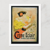 Poster adverteren 'Kreme Eclair Instant Dessert' Briefkaart (Voorkant)