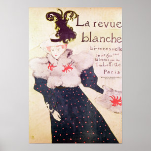 Poster adverteren "La Revue Blanche", 1895