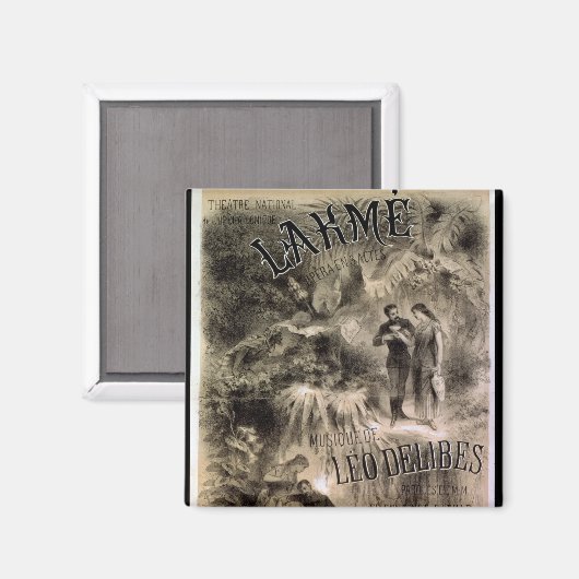 Poster adverteren "Lakme" Magneet (Voorkant / Achterkant)