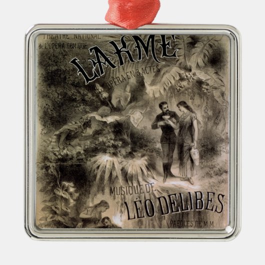 Poster adverteren "Lakme" Metalen Ornament (Voorkant)