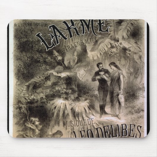 Poster adverteren "Lakme" Muismat (Voorkant)