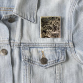 Poster adverteren "Lakme" Vierkante Button 5,1 Cm (In situ)