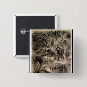 Poster adverteren "Lakme" Vierkante Button 5,1 Cm (Voorkant /achterkant)