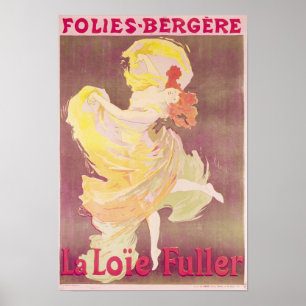 Poster adverteren Loie Fuller