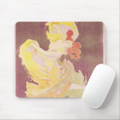 Poster adverteren Loie Fuller Muismat (Met muis)