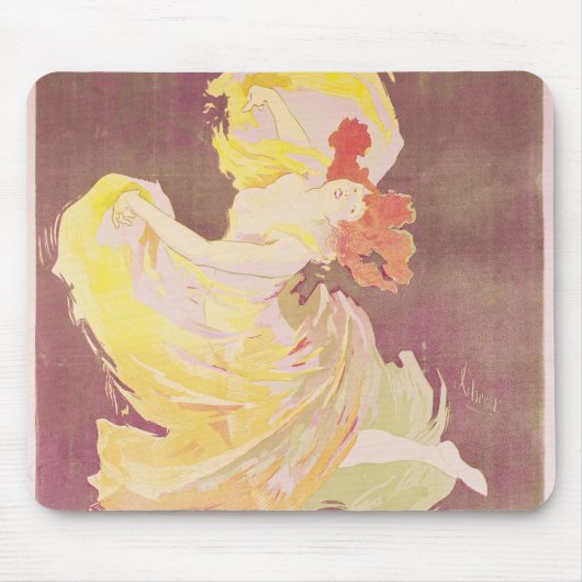 Poster adverteren Loie Fuller Muismat (Voorkant)