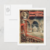 Poster adverteren Lyman H. Howe's High Class Mov Briefkaart (Voorkant / Achterkant)