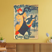 Poster adverteren Palais de Glace Canvas Afdruk (Insitu (Woonkamer))