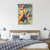 Poster adverteren Palais de Glace Canvas Afdruk (Insitu (Slaapkamer))