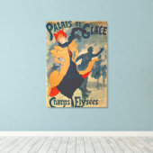Poster adverteren Palais de Glace Canvas Afdruk (Insitu (Houten vloer))