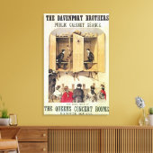 Poster adverteren psychisch gedrag canvas afdruk (Insitu (Woonkamer))