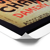 Poster adverteren "Pur Champagne" uit Damery, E (Hoek)