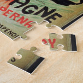 Poster adverteren "Pur Champagne" uit Damery, E Legpuzzel (Zijkant)